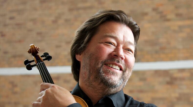 Joseph Swensen performed Samuel Barber’s Concerto for Violin and Orchestra with the Atlanta Symphony Orchestra. CONTRIBUTED BY JACK DINE