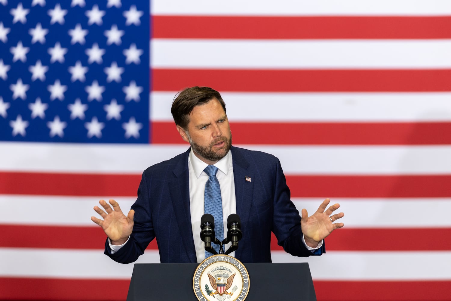 Vance leans into pitchman role for Trump’s tax law in Georgia

