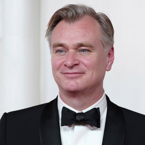 FILE - Christopher Nolan arrives at the Oscars on March 10, 2024, at the Dolby Theatre in Los Angeles. (Photo by Jordan Strauss/Invision/AP, File)