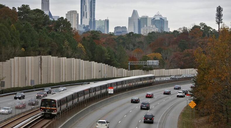 Georgia 400 is set to get a makeover near I-285 in Sandy Springs BOB ANDRES / BANDRES@AJC.COM