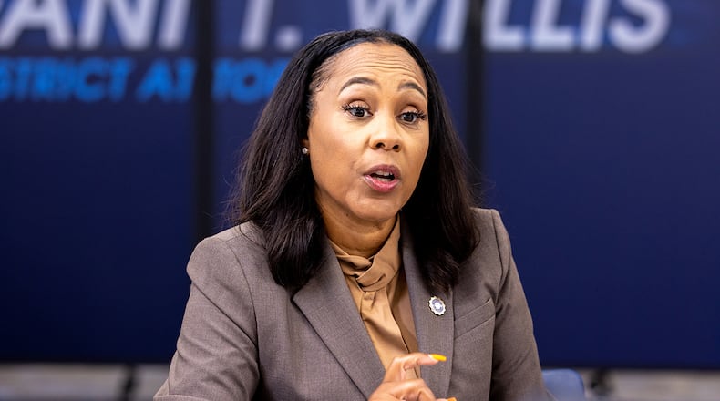 A Fulton judge has ordered  District Attorney’ Fani Willis’ office to pay more than $54,000 in attorneys’ fees and turn over documents it withheld for months in violation of Georgia’s Open Records Act. File photo. (Arvin Temkar / AJC)
