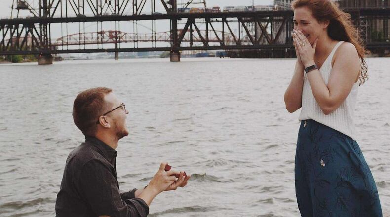 Abby Barnes and Carter Camp planned an April 4 wedding in Clarksville, Ga., at a beautiful inn with 110 guests, but that’s out the window. CONTRIBUTED BYABBY BARNES