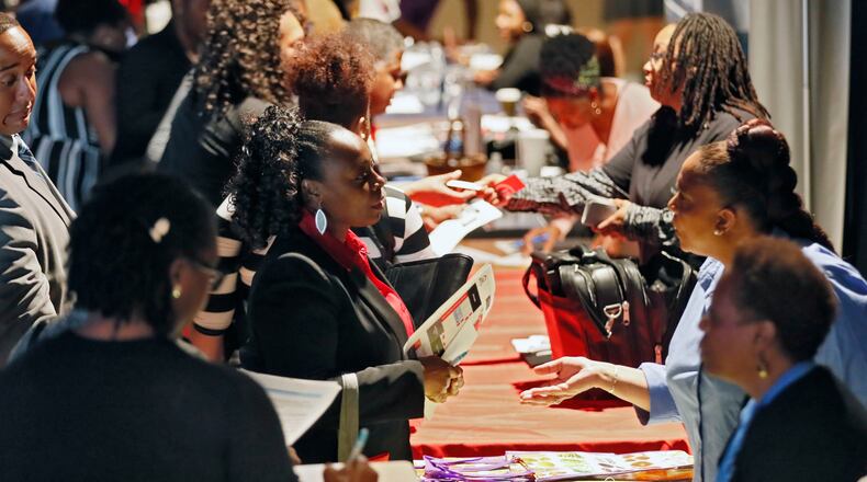 A security company and an operator of plasma donation sites will seek employees at two job fairs in Clayton County later this month.