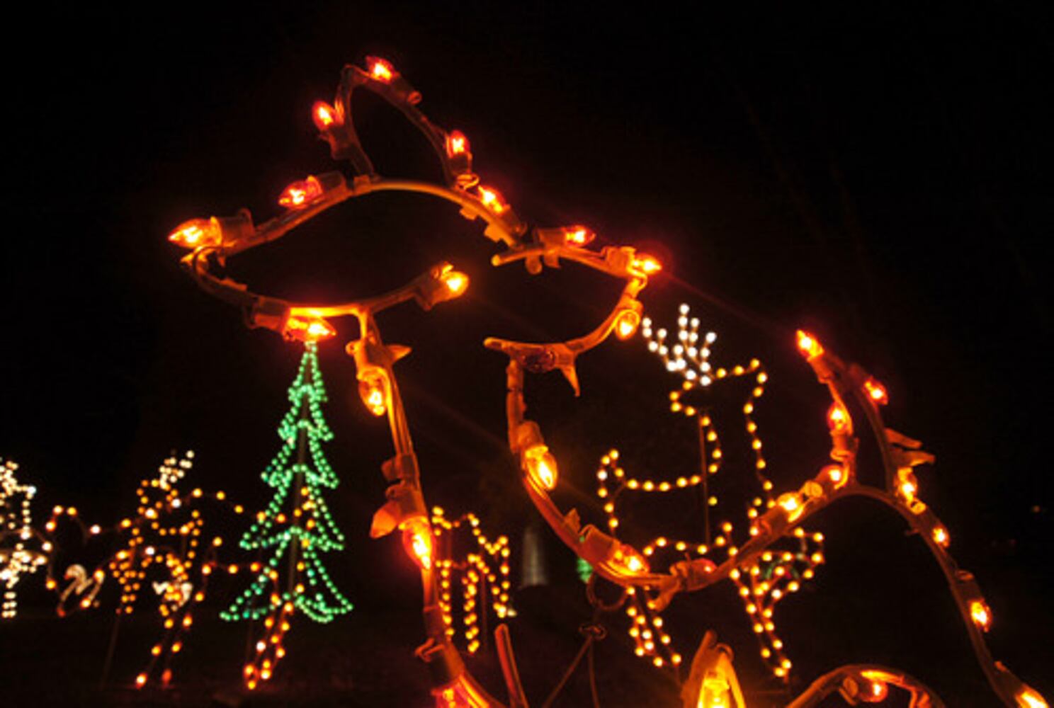 Holiday lights sparkle in metro Atlanta