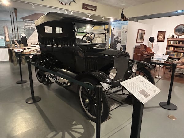 Henry Ford’s 1923 Model T is just one of several Ford vehicles on display at the Edison Museum in Fort Myers, Florida. (Karon Warren for the AJC)