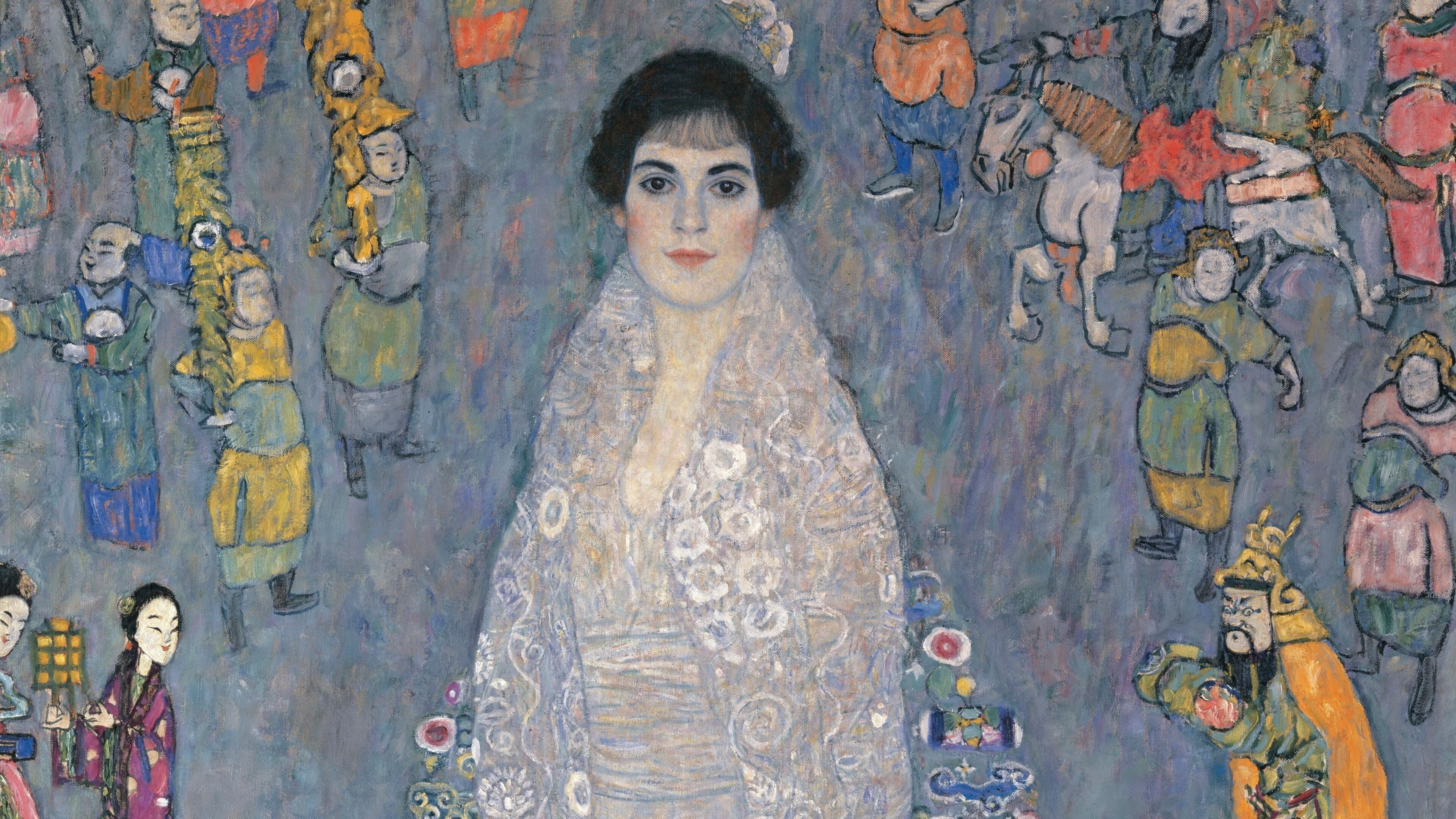 This image provided by Sotheby's shows Gustav Klimt's "Bildnis Elisabeth Lederer" (Portrait of Elisabeth Lederer), which sold for $236.4 million at auction Tuesday, Nov. 18, 2025, in New York. (Sotheby's via AP)