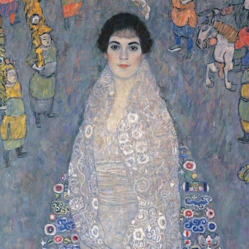 This image provided by Sotheby's shows Gustav Klimt's "Bildnis Elisabeth Lederer" (Portrait of Elisabeth Lederer), which sold for $236.4 million at auction Tuesday, Nov. 18, 2025, in New York. (Sotheby's via AP)