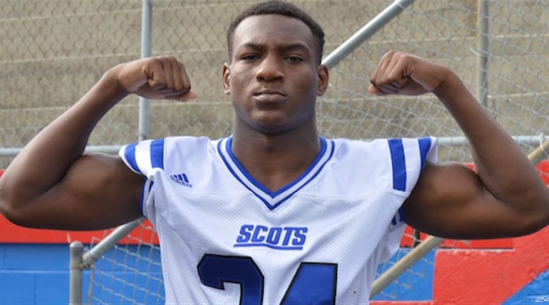 Running back Zamir White, nicknamed ‘Zeus’, committed to the University of Georgia. (247Sports)
