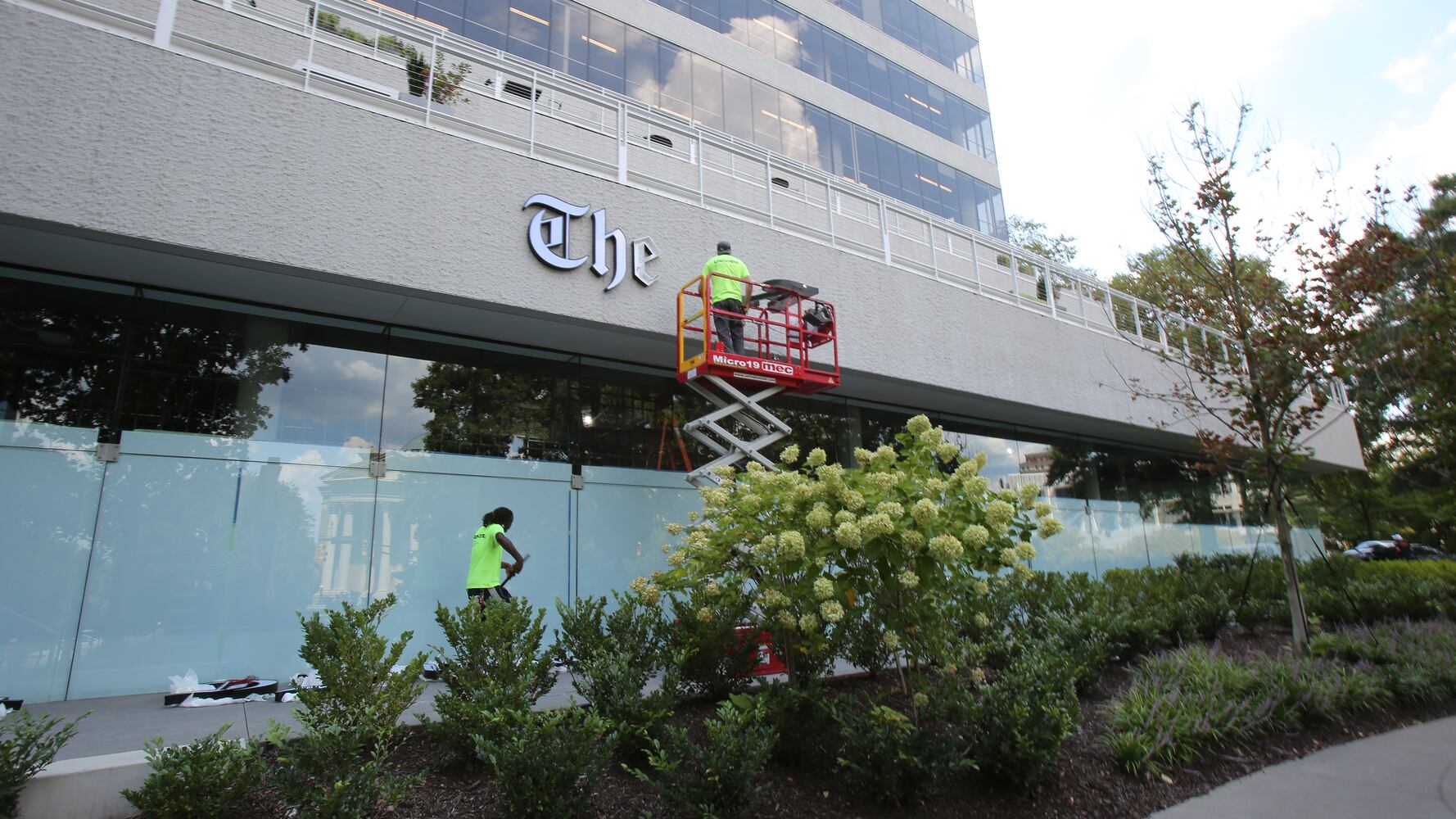 AJC Midtown sign
