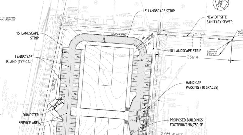 Lawrenceville recently approved zoning changes and a permit request to build an assisted living/independent senior living facility on Lawrenceville-Suwanee Road. Courtesy City of Lawrenceville