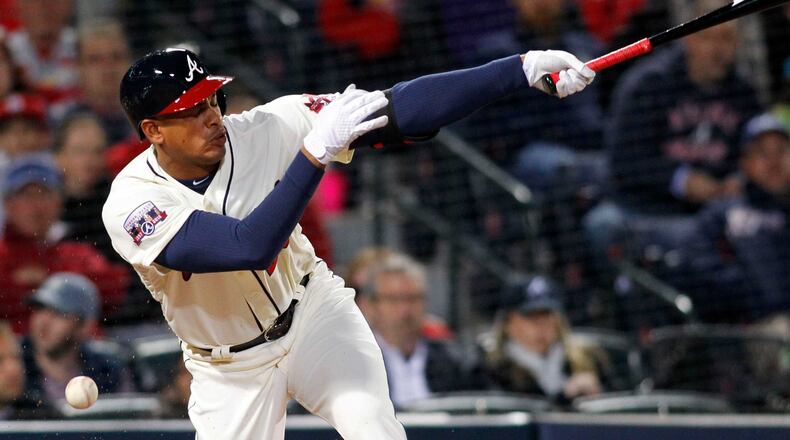 Hector Olivera is hitting .211 with no homers and two RBIs in six games this season.