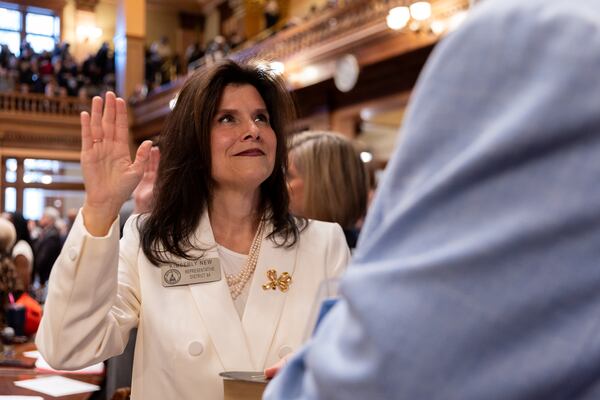 State Rep. Kimberly New, R-Villa Rica, wants nonpartisan elections for probate judges. (Arvin Temkar/AJC)