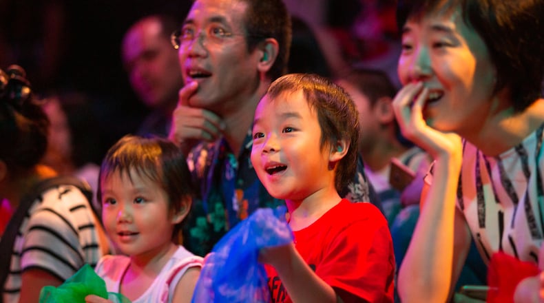 Parents and kids enjoy a performance at the Alliance Theatre.
(Courtesy of the Alliance Theatre)