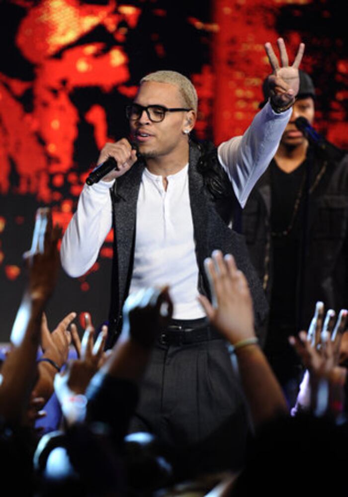 Chris Brown promotes 'F.A.M.E.' on BET