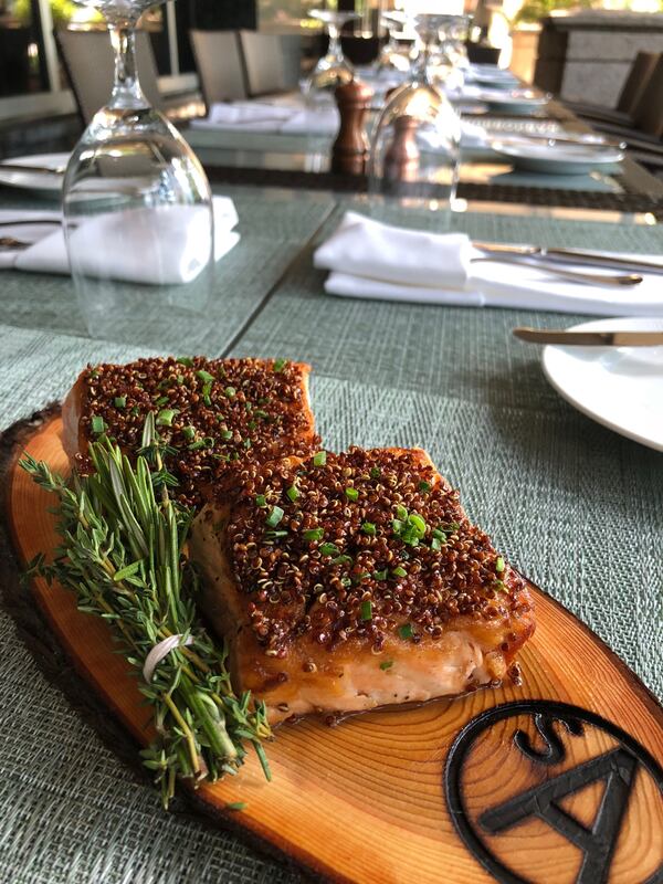 Honey Glazed Salmon from Southern Art