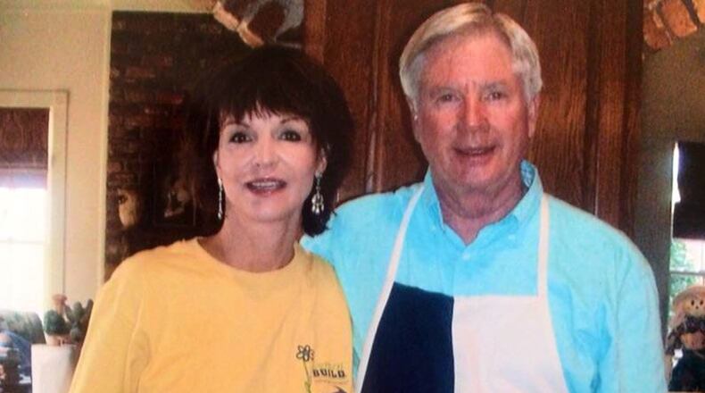 Claud “Tex” McIver and his wife Diane. Atlanta attorney Claud “Tex” McIver told The Atlanta Journal-Constitution that he accidentally shot and killed his wife as they rode in their SUV near Piedmont Park September 25th. FAMILY PHOTO