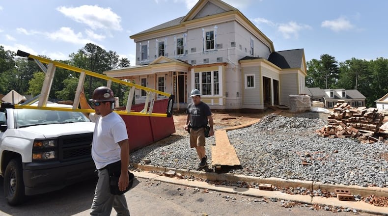 Milton is moving to restrict noisy construction activity to certain hours of the week, Monday through Saturday. AJC FILE