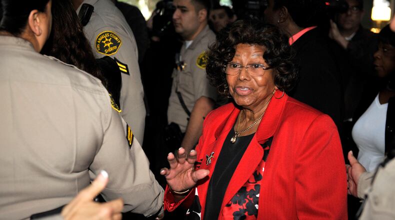 LOS ANGELES, CA - JANUARY 10: Katherine Jackson leaves court after day five of the preliminary hearing for Dr. Conrad Murray on January 10, 2011 in Los Angeles, California. (Photo by Toby Canham/Getty Images)