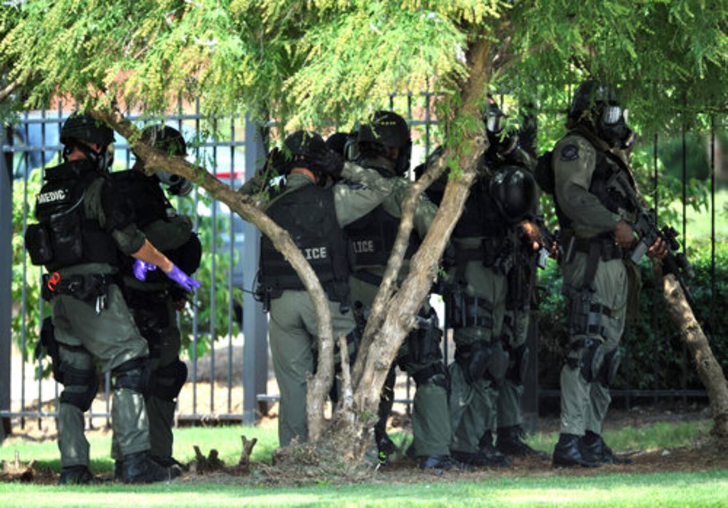 Police swarm Capitol after shooting