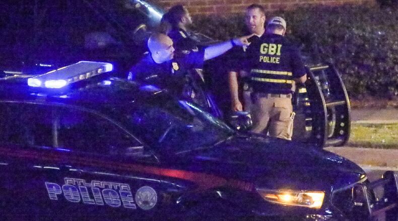 The state is investigating after an Atlanta police officer allegedly shot and killed a man Thurs., June 23, 2016. JOHN SPINK / JSPINK@AJC.COM