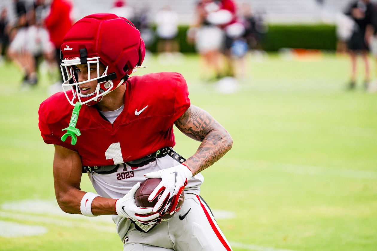 Georgia football-wide receiver room-perception