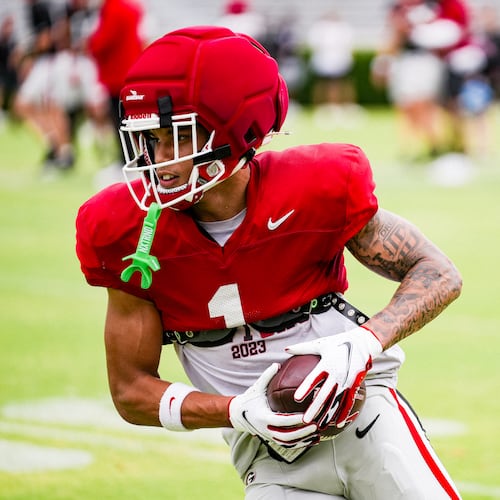 Georgia football-wide receiver room-perception