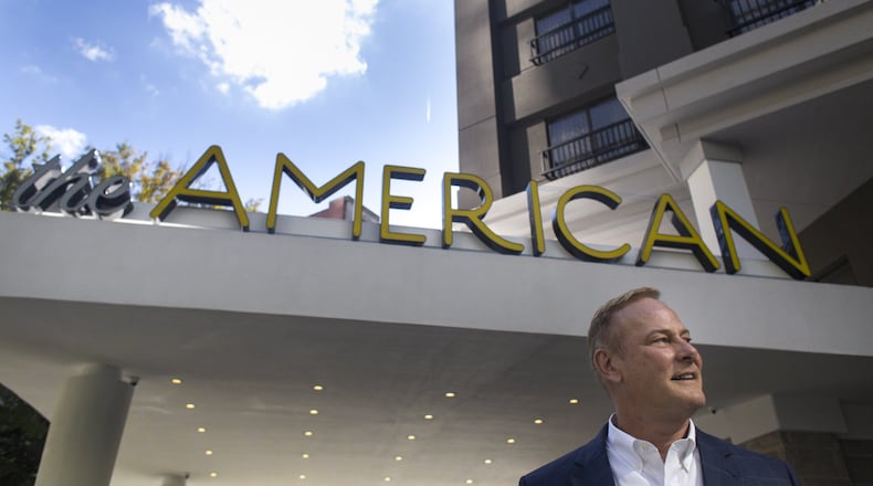 David Marvin is owner of The American, the first integrated hotel in Atlanta, which has been newly renovated with flourishes from the era. CASEY SYKES / CASEY.SYKES@AJC.COM