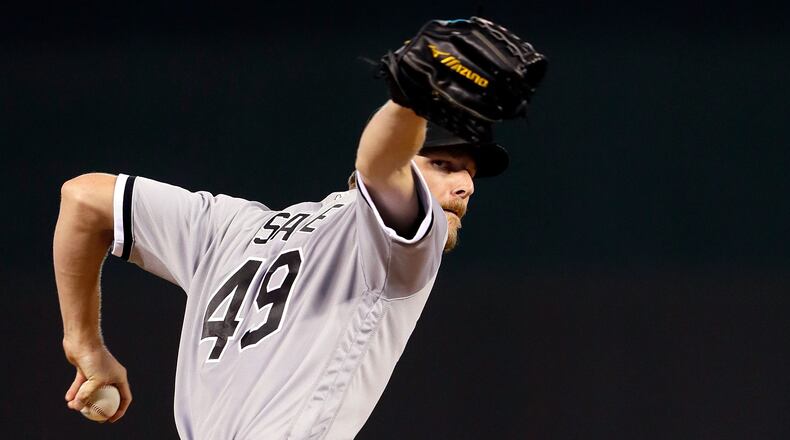 White Sox left-handed pitcher Chris Sale has a career 3.00 ERA.
