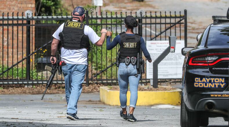 Clayton County Sheriff Levon Allen asked the Clayton Commission on Tuesday for more than $1.6 million to carry the department through the end of the fiscal year on June 30. (John Spink / John.Spink@ajc.com)