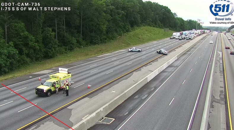 Police shut down all northbound lanes of I-75 past Hudson Bridge Road on Monday morning to conduct an investigation. The lanes were closed from about 3:30 a.m. until just before 8 a.m., according to the WSB 24-hour Traffic Center.