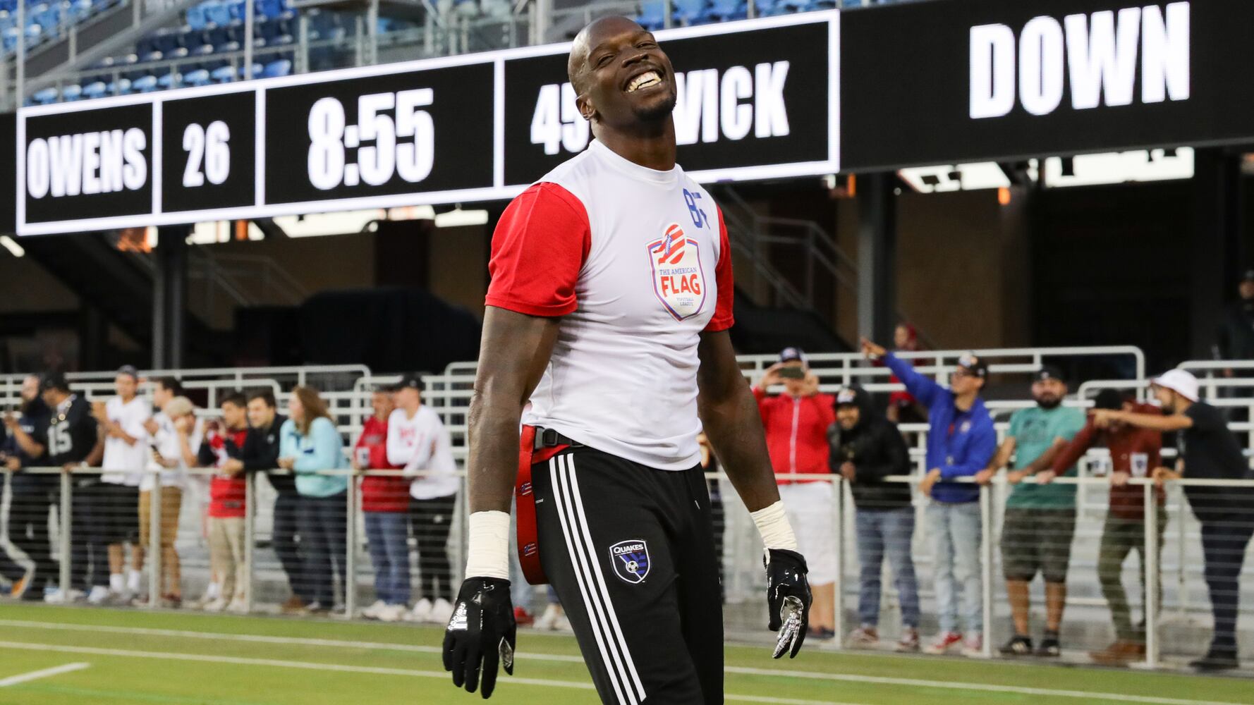 Michael Vick American Flag Football Launch Game