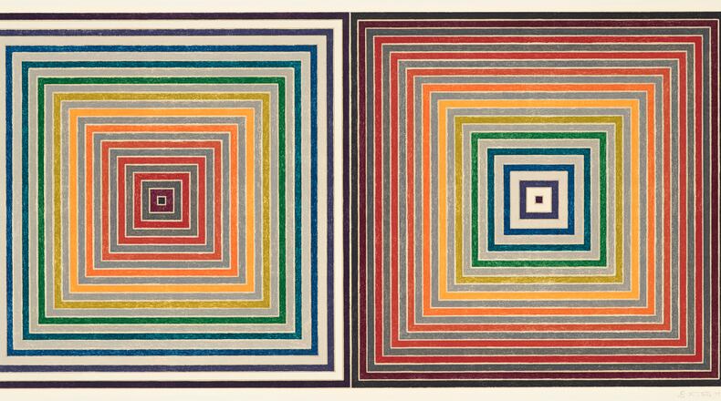 Frank Stella (American, born 1936), Double Gray Scramble, 1973, screenprint on paper, High Museum of Art, Atlanta, gift of the Phoenix Society, 75.96. © 2005 Frank Stella/Artists Rights Society (ARS), New York.
