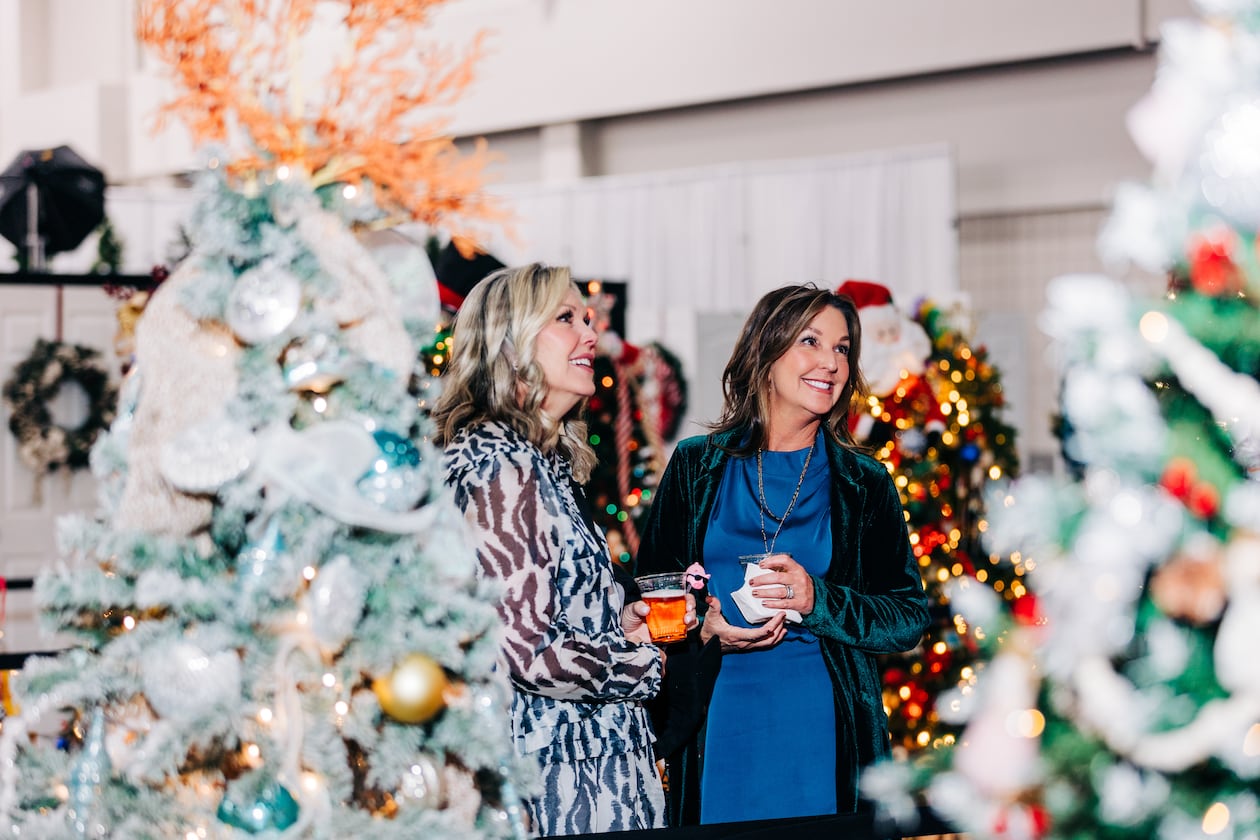 Executive Director Angie Ulibarri (left) started the Georgia Festival of Trees as a way to support organizations fighting human trafficking. (Courtesy of Georgia Festival of Trees)