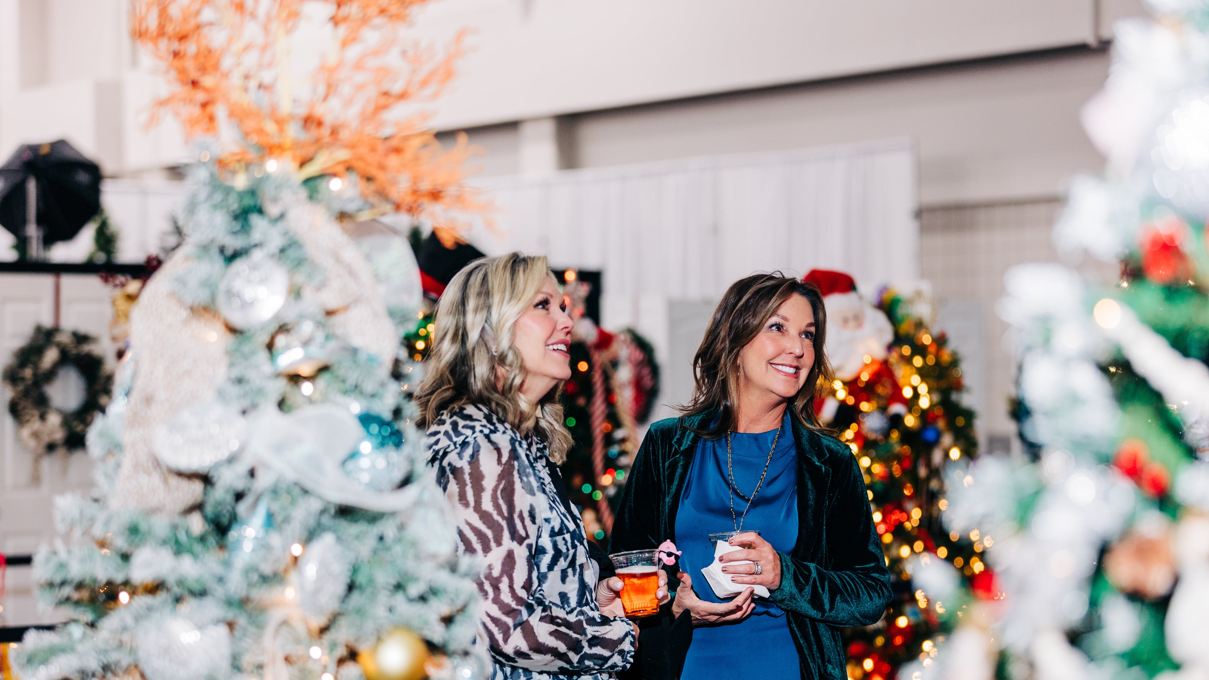 Executive Director Angie Ulibarri (left) started the Georgia Festival of Trees as a way to support organizations fighting human trafficking. (Courtesy of Georgia Festival of Trees)