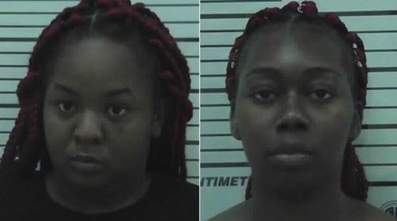 Carneata Clark (left), Karen Lashun Harrison