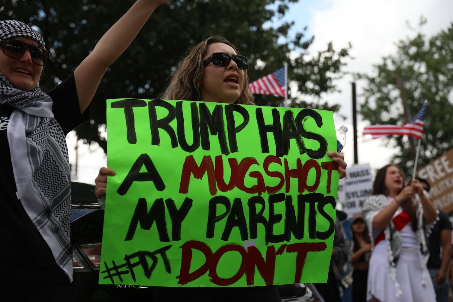 Immigration protests CHAMBLEE. no kings