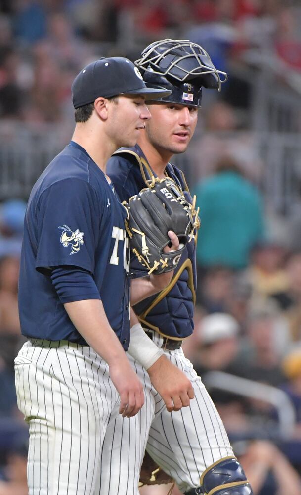 Photos: Tech and Georgia battle in baseball