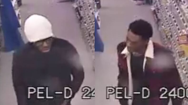Police are searching for these two men who allegedly tried to rob a southwest Atlanta Dollar General last week.