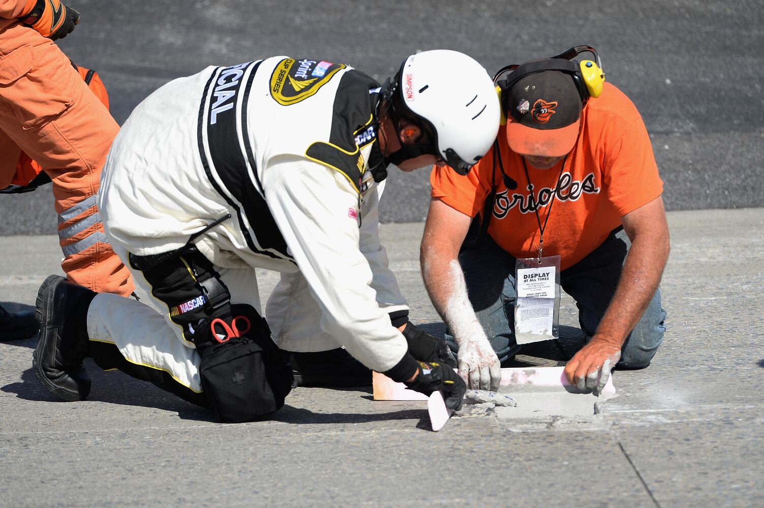 Track damage stopped race for 22 minutes