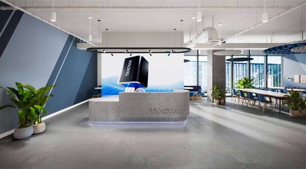 Artificial intelligence startup Tractian released a rendering of its future headquarters within Coda at Tech Square in Midtown. (Courtesy of Tractian)