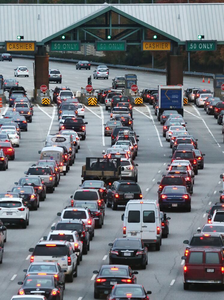 Ga. 400 toll booth signs have been taken down