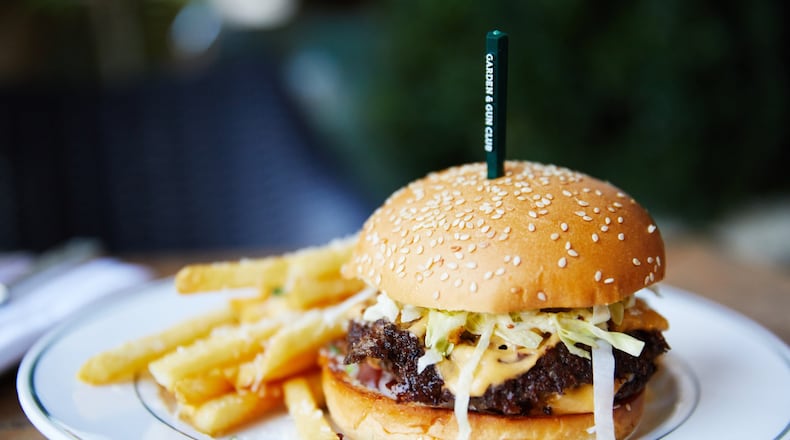 Garden & Gun Club’s cheeseburger with fries is a steal at $8. CONTRIBUTED BY CHRIS BOEK