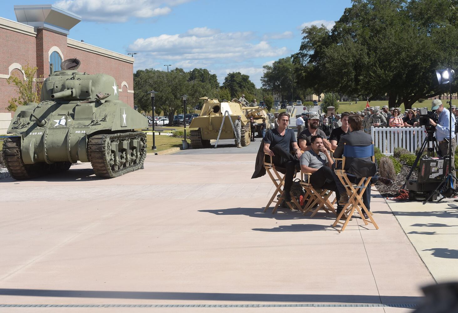 Special screening of 'Fury', a World War II era movie