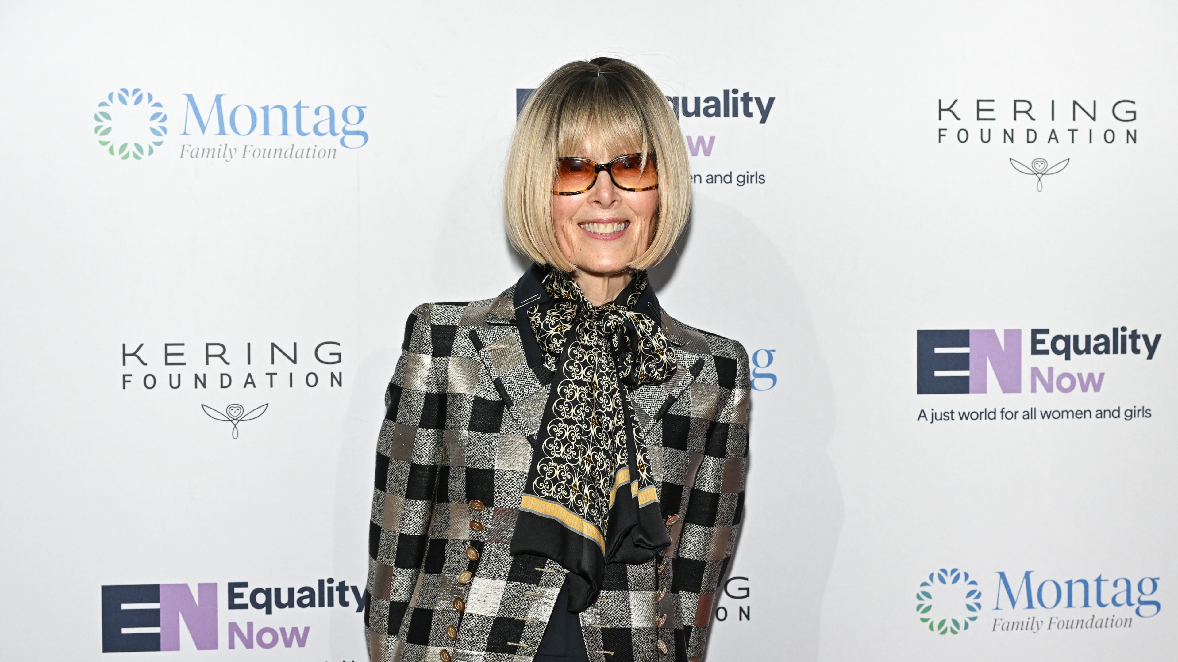 Past courage award honoree E. Jean Carroll attends Equality Now's Make Equality Reality Gala at Cipriani 25 Broadway on Tuesday, Oct. 14, 2025, in New York. (Photo by Evan Agostini/Invision/AP)