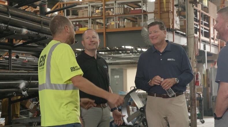 Pye-Barker CEO Bart Proctor, third from left, says the company values staying true to its Atlanta roots. (Courtesy of Pye-Barker Fire & Safety)