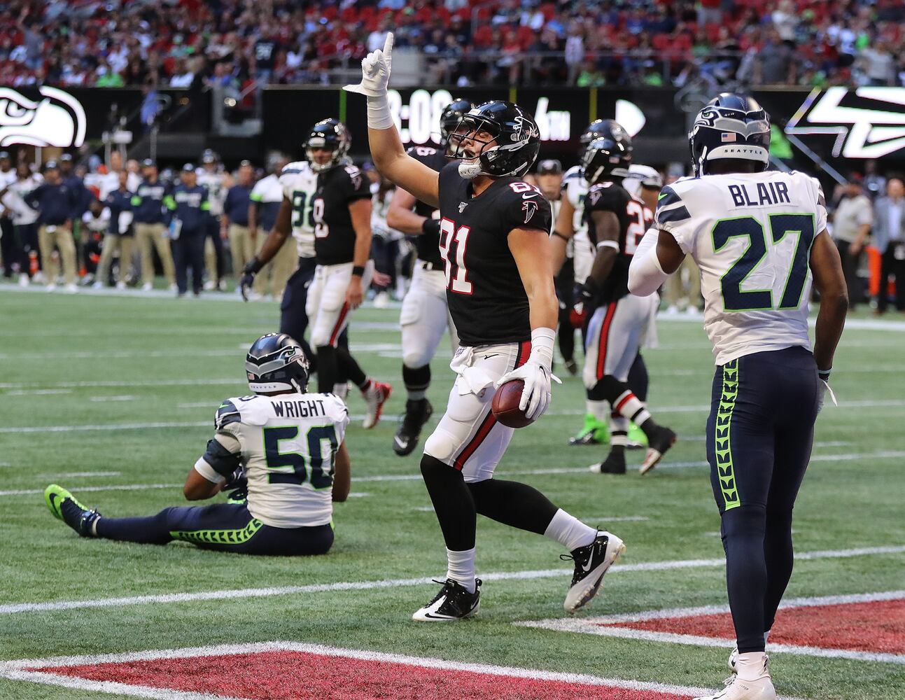 Photos: Falcons drop sixth straight in loss to Seahawks