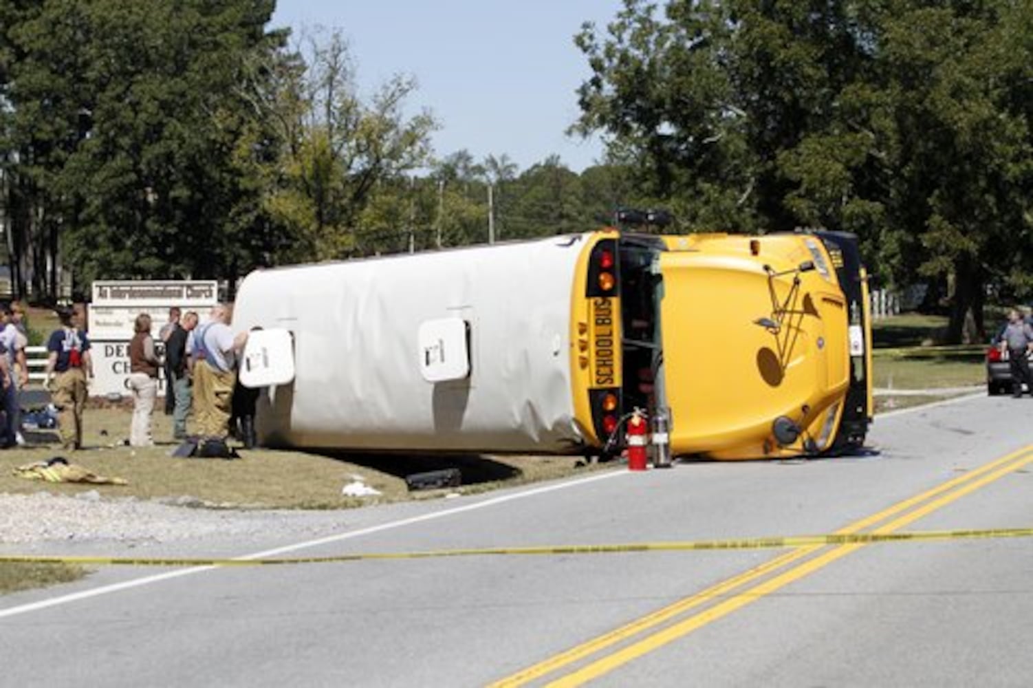 Carroll County school bus crash