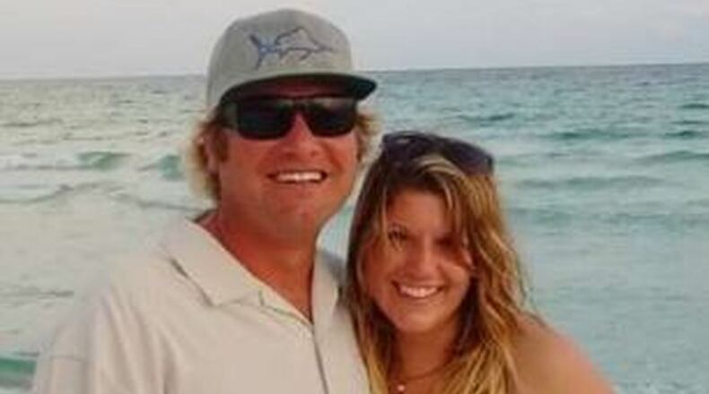 Chase Alan Sherman, shown here at the beach with his fiancee Patti Galloway, died Nov. 20, 2015, after a struggle with Coweta sheriff s deputies. (Family photo)