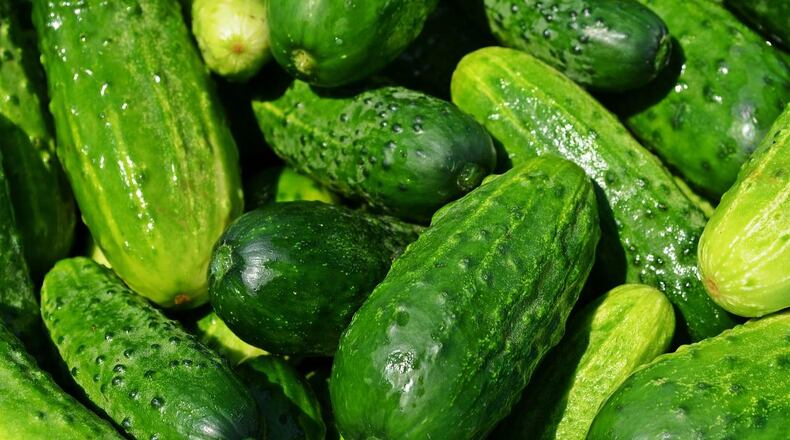 An Ohio freight company is trying to give away 40,000 pounds of pickling cucumbers after the business got stuck with the load.