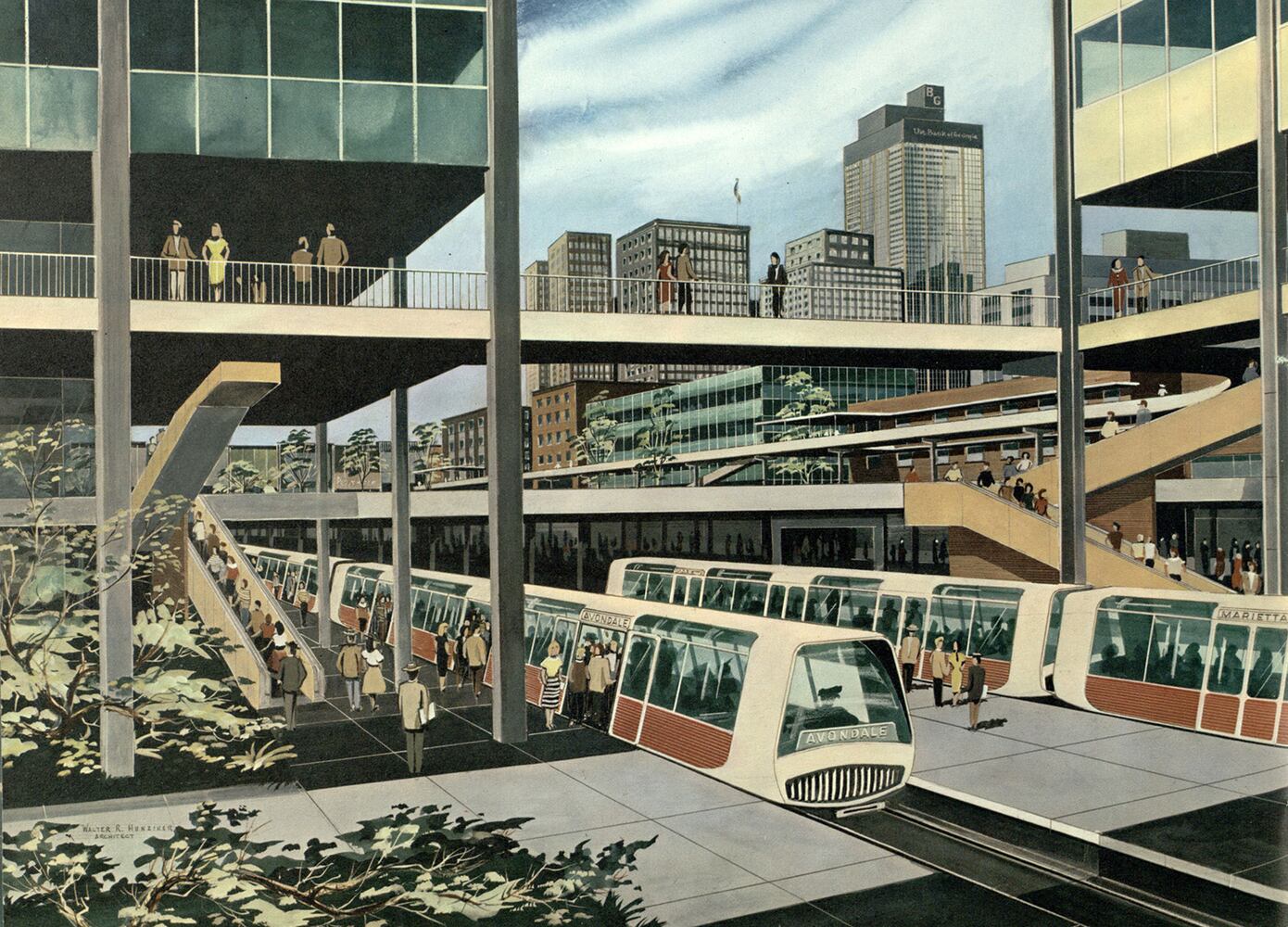Artist renderings of Atlanta's future